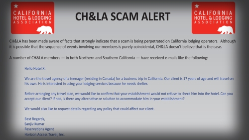 CH&LA Alert 